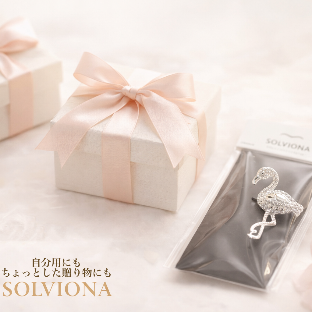 芳香剤 カーフレグランス ピーチ フラミンゴ クリップ固定式