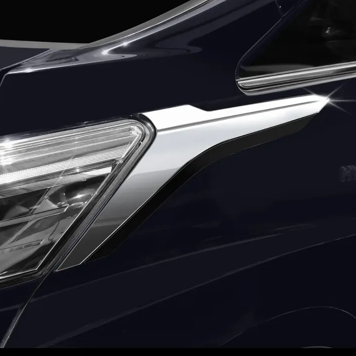 ヴェルファイア 30系 ヘッドライトガーニッシュ 前期後期 サイドガーニッシュ メッキカバー トリムガーニッシュ 鏡面 カスタム ドレスアップ 全グレード対応 VELLFIRE 2ピース 簡単取付 ABS 高品質|SOLVIONA