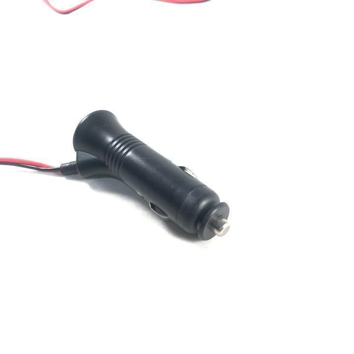 後付け用シガーソケット オス プッシュ式電源 1個|SOLVIONA