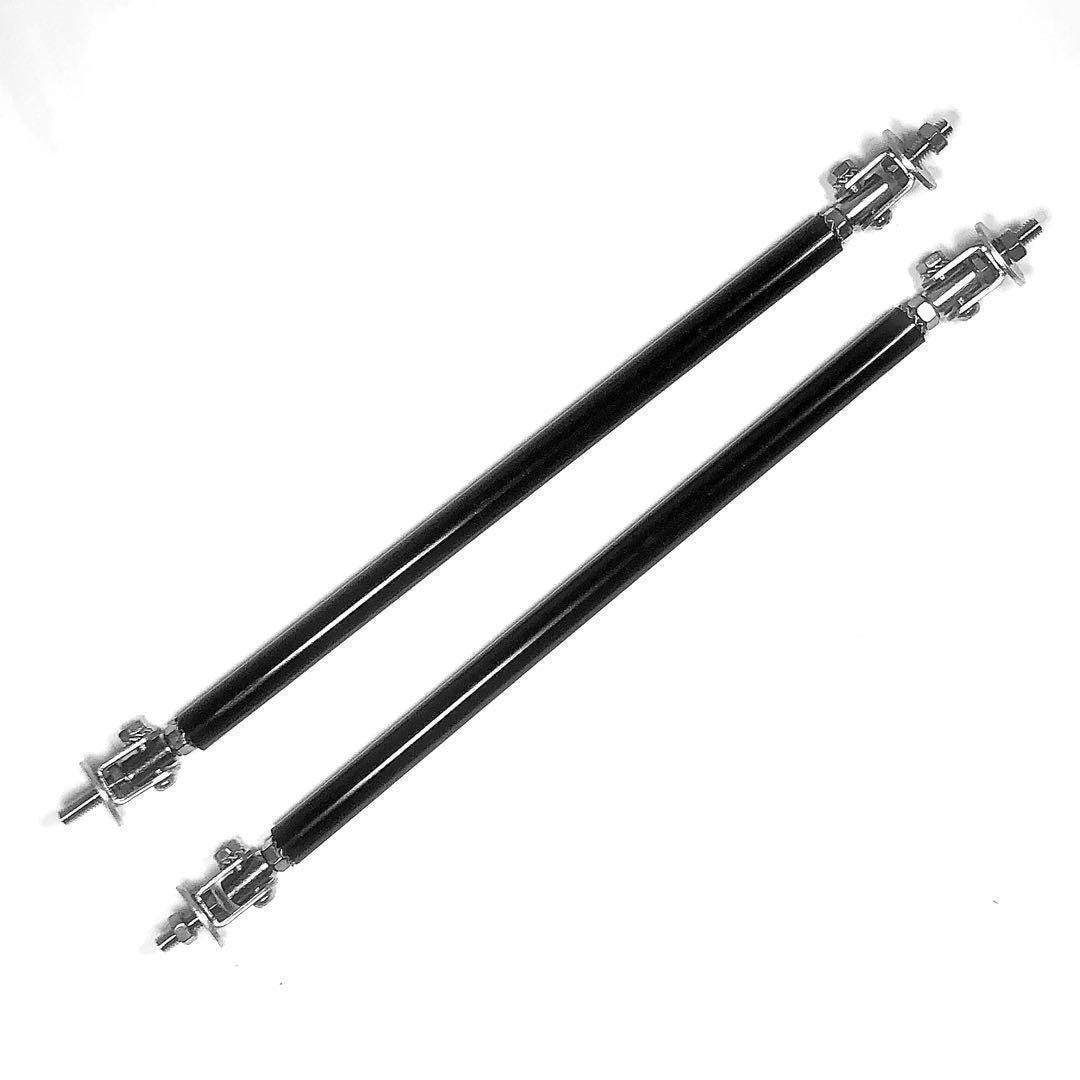 コネクションロッド 黒 汎用 200mm 伸縮ロッド 2本|SOLVIONA