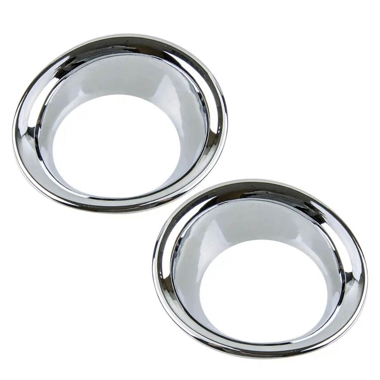 ハリアー 80系 全グレード対応 車種別専用 フォグランプガーニッシュ 2ピース1台分 カスタム ドレスアップ 簡単取付 車種別専用 HARRIER フォグライト メッキカバー フロント バンパー 装飾|SOLVIONA