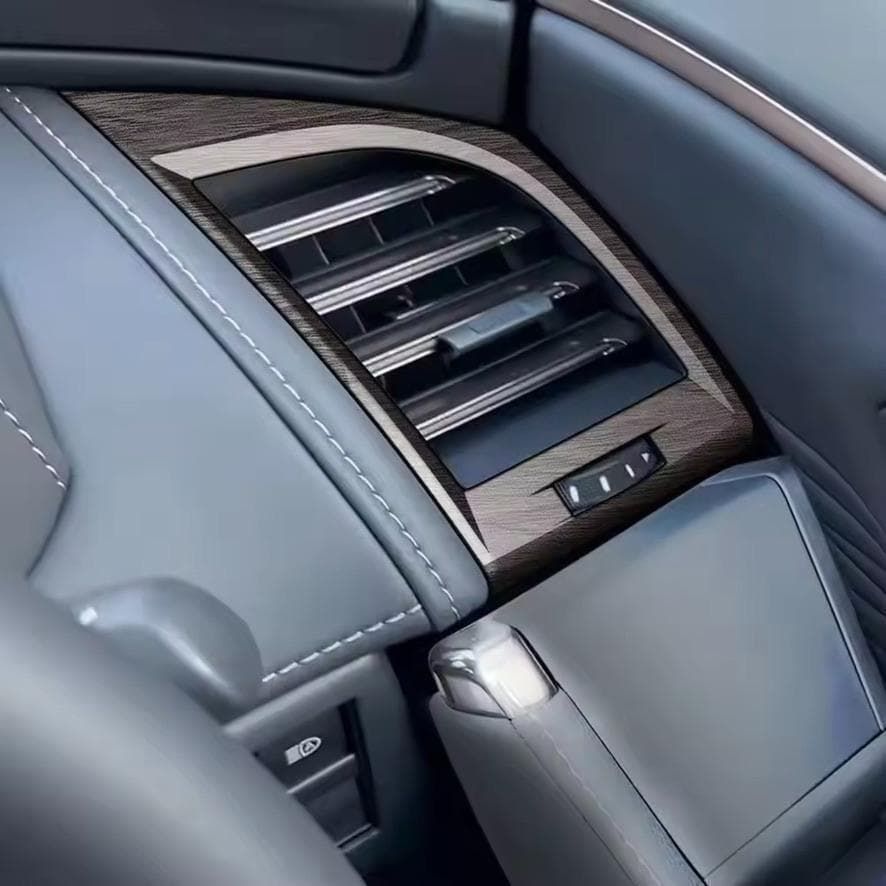 アルファード　ヴェルファイア　40系　エアコンパネル　木目調　インテリアパネル　内装　カスタム　2ピース　全グレード対応　アクセサリー　ABS樹脂　ALPHARD VELLFIRE　ドレスアップ｜SOLVIONA