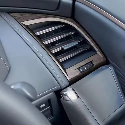 アルファード　ヴェルファイア　40系　エアコンパネル　木目調　インテリアパネル　内装　カスタム　2ピース　全グレード対応　アクセサリー　ABS樹脂　ALPHARD VELLFIRE　ドレスアップ｜SOLVIONA