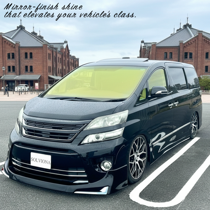 20系　アルファード／ヴェルファイア　70系ノア　ヴォクシー　50系エスティマ　ドアミラーメッキガーニッシュ　2ピース×1組｜SOLVIONA