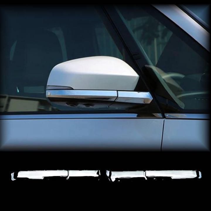 ノア ヴォクシー  サイドミラー アンダーガーニッシュ 90系　ドアミラー　NOAH　VOXY　メッキカバー　ドレスアップ　カスタム　トリムカバー　鏡面　簡単取付　全グレード対応　バックミラー　アウターミラー　全２ピース｜SOLVIONA