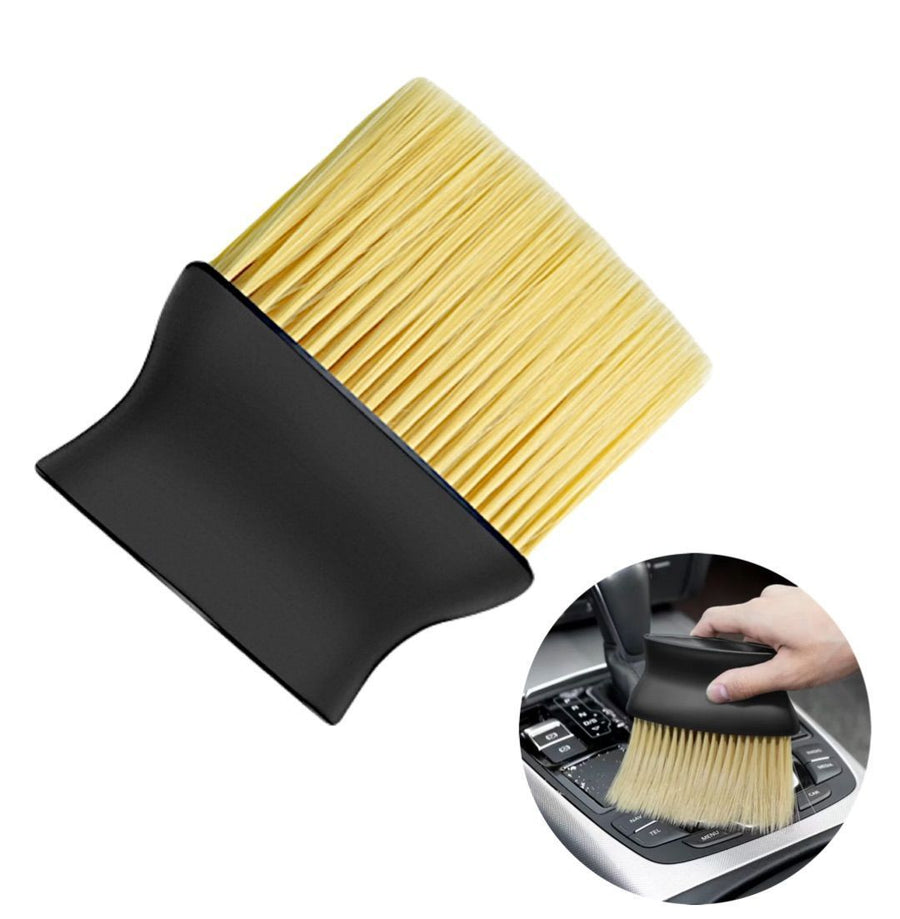 掃除　室内用ブラシ　幅広　時短　洗車　コンパクト　便利　極細ブラシ　清掃　ブラッシング　キレイ　車載　パソコン　内装　プレゼント　汚れ　パネル　隙間　クリーニング１本　柔らかい　ROOMY｜SOLVIONA