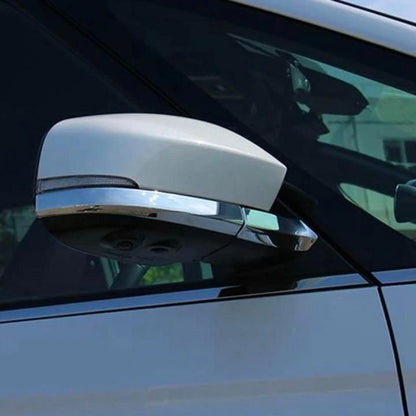 ノア ヴォクシー  サイドミラー アンダーガーニッシュ 90系　ドアミラー　NOAH　VOXY　メッキカバー　ドレスアップ　カスタム　トリムカバー　鏡面　簡単取付　全グレード対応　バックミラー　アウターミラー　全２ピース｜SOLVIONA