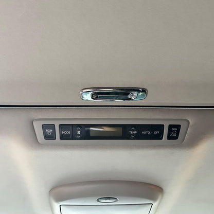 サンルーフトリム　アルファード　ヴェルファイア 　前後2ピースセット　ガーニッシュ　サンルーフ　取手　車種別専用　簡単取付　カスタム　ドレスアップ　天窓　ルーフ｜SOLVIONA