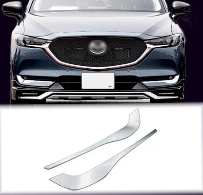CX-5 CX-8　フロントフォグメッキガーニッシュ　2ピースセット｜SOLVIONA
