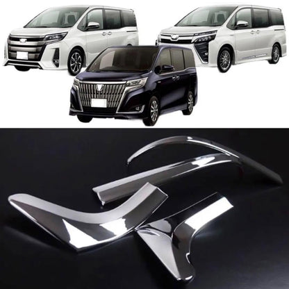 ノア　ヴォクシー　エスクァイア 80系 　ドアミラーガーニッシュ　サイドミラーガーニッシュ　メッキ　ABS樹脂　VOXY NOAH ESQUIRE 　ハイブリッド　外装　パーツ　エアロ　カスタム　ドレスアップ｜SOLVIONA