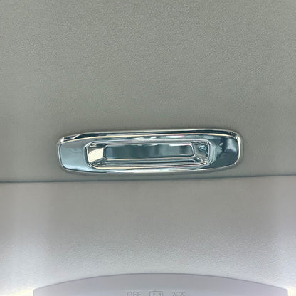 サンルーフトリム　アルファード　ヴェルファイア 　前後2ピースセット　ガーニッシュ　サンルーフ　取手　車種別専用　簡単取付　カスタム　ドレスアップ　天窓　ルーフ｜SOLVIONA