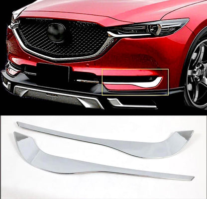 CX-5 CX-8　フロントフォグメッキガーニッシュ　2ピースセット｜SOLVIONA