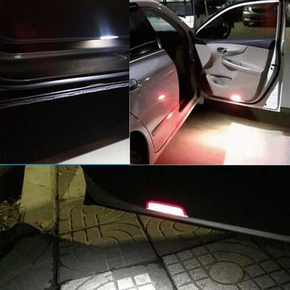LEDカーテシランプ　レッド　ホワイト　２色発光　アルファード　ヴェルファイア　レッド点滅　ホワイト点灯　2個セット ドア　カスタム　ドレスアップ　警告　視認性　トヨタ系　純正交換｜SOLVIONA