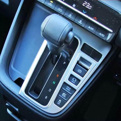 ノア　ヴォクシー　90系　シフトパネルカバー　ガソリン車専用　ピアノブラック　NOAH VOXY インテリアパネル　内装品　簡単取付　ドレスアップ　カスタム　カバー　パネルガーニッシュ　１ピース｜SOLVIONA