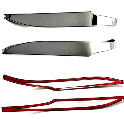 ノア　ヴォクシー　エスクァイア  80系 ハリアー　60系80系　ドアミラーガーニッシュ　サイドミラーガーニッシュ　メッキ　ステンレス　VOXY NOAH ESQUIRE HARRIE｜SOLVIONA