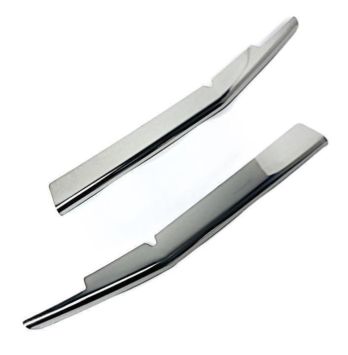 ルーミー　ジャスティー　ロアアンダーガーニッシュ　ROOMY  後期　カスタムグレード　専用　鏡面メッキ　バンパー　カスタム　ドレスアップ　装飾　JASTY トリムカバー　メッキカバー　簡単取付　ステンレス｜SOLVIONA