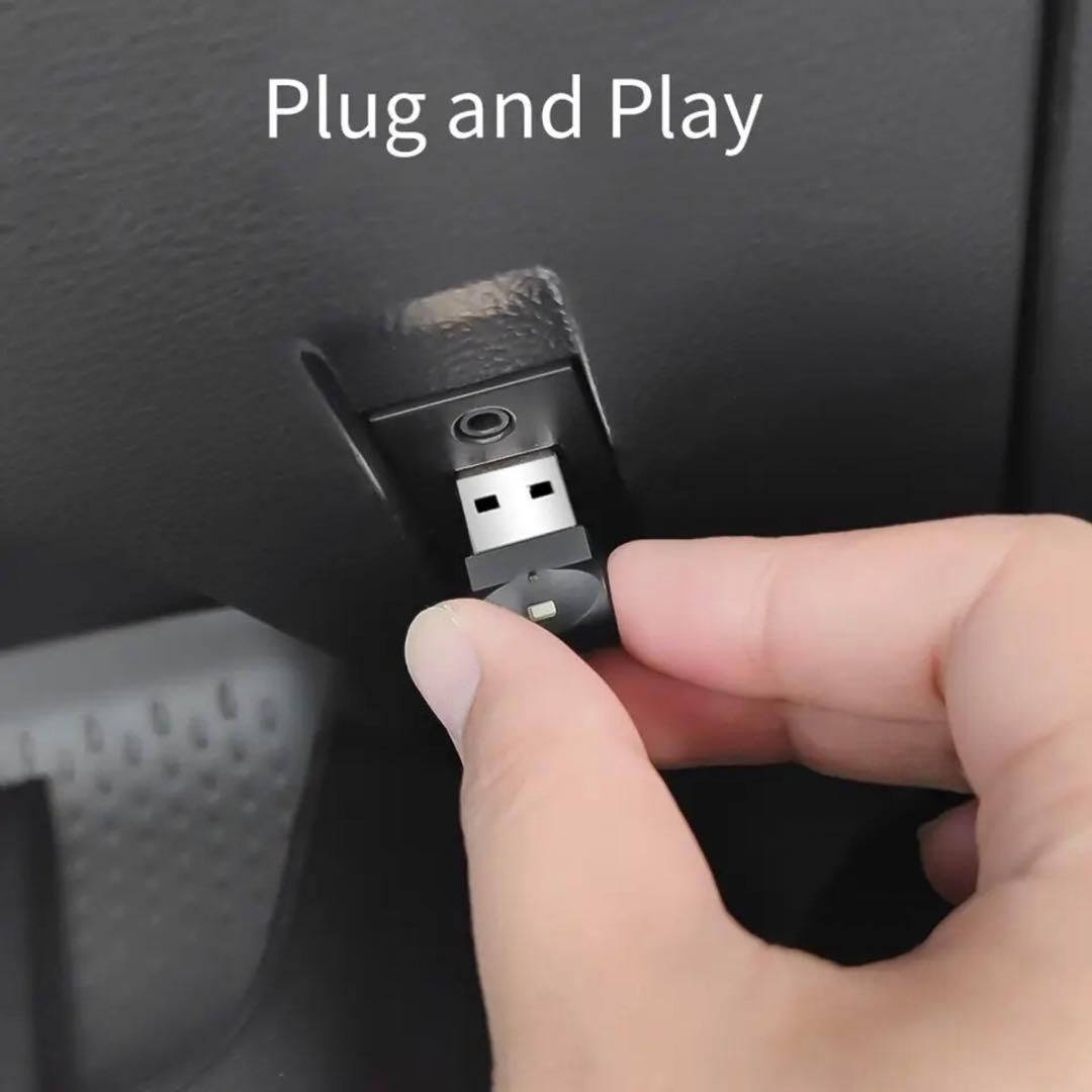 USBイルミネーションライト　LEDライト　8色自動切替　1個入　雰囲気　車内　フロア　フットライト　照明　ミニライト　コンパクト　小型　単色｜SOLVIONA