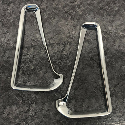 ノア　ヴォクシー  80系　リフレクターガーニッシュ　メッキカバー　NOAH ZS 　VOXY　Si　 エアログレード　車種別専用設計　カスタム　外装パーツ　鏡面　簡単取付　ドレスアップ　2ピース　トリムカバー　装飾｜SOLVIONA