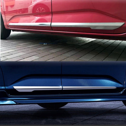 ルーミー　サイドドアアンダーガーニッシュ　ジャスティ　トール　メッキ　前期後期　ドレスアップ　カスタム　簡単取付　装飾　4ピース　サイドドアモール　スライドドア　ドアガーニッシュ　　M900A M901A 外装　ROOMY｜SOLVIONA