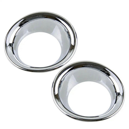 ハリアー　80系 　全グレード対応　車種別専用　フォグランプガーニッシュ　2ピース1台分　カスタム　ドレスアップ　簡単取付　車種別専用　HARRIER　フォグライト　メッキカバー　フロント　バンパー　装飾｜SOLVIONA