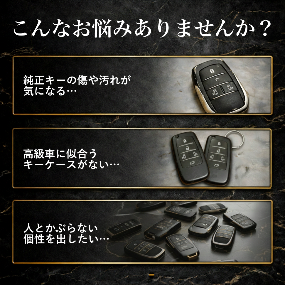 30系　アルファード／ヴェルファイア　前期／後期　６ボタン用　スマートキーカバー　フルカバータイプ　TPU　ブラック｜SOLVIONA
